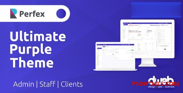 Ultimate Purple Theme v2.2.0 – Perfex Theme CRM 插件-尚睿切图网