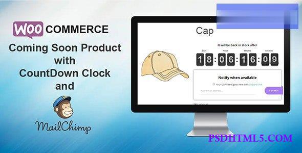 WooCommerce Coming Soon Product with Countdown v3.7  Plugins-尚睿切图网