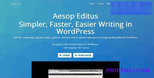 Editus v1.4.5 - Simpler, Faster, Easier Writing in WordPress  Plugins-尚睿切图网