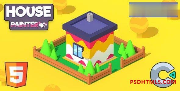 House Painter – (HTML5 Game – Construct 3) Plugins-尚睿切图网