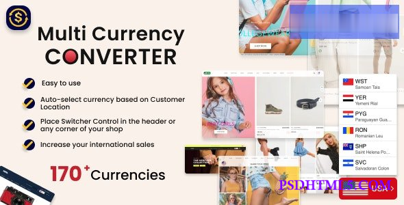 MyShopKit Multi Currency Converter v1.0  Plugins-尚睿切图网