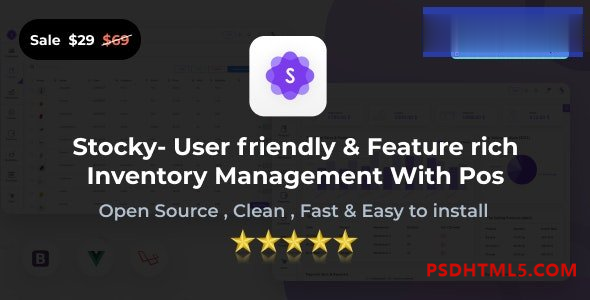 Stocky v3.9.0 – 含 Pos 插件的终极库存管理系统-尚睿切图网
