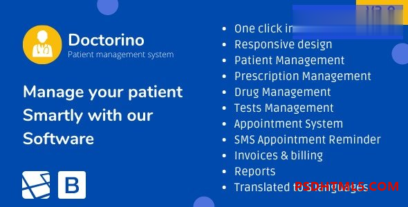 Doctorino v3.1 – Doctor Chamber / Patient Management System 插件-尚睿切图网