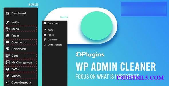 WP Admin Cleaner v1.3.0  Plugins-尚睿切图网