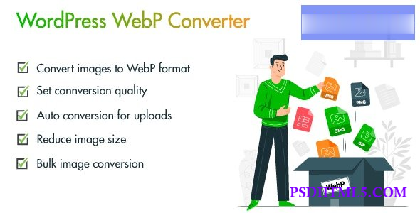 WebPio v1.0.0 – WordPress WebP Converter  Plugins-尚睿切图网