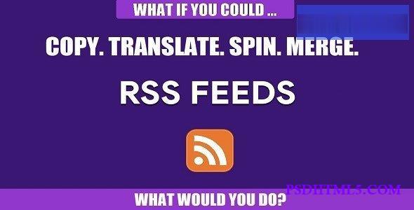 RSS Transmute v1.0.4 – Copy, Translate, Spin, Merge RSS Feeds  Plugins-尚睿切图网