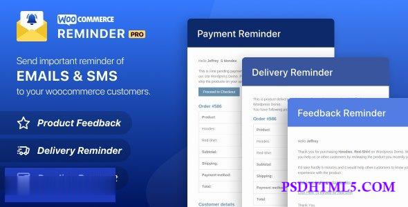 WooCommerce Reminder Emails for WordPress v2.0.8  Plugins-尚睿切图网