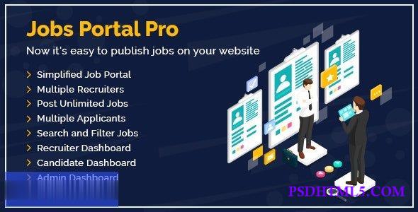 Jobs Portal Pro v2.2 – Plugin For WordPress  Plugins-尚睿切图网
