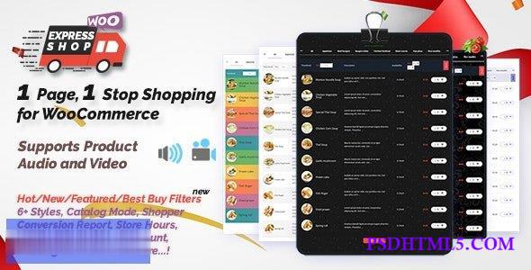 Express Shop for WooCommerce with Audio & Video v9.5.2  Plugins-尚睿切图网