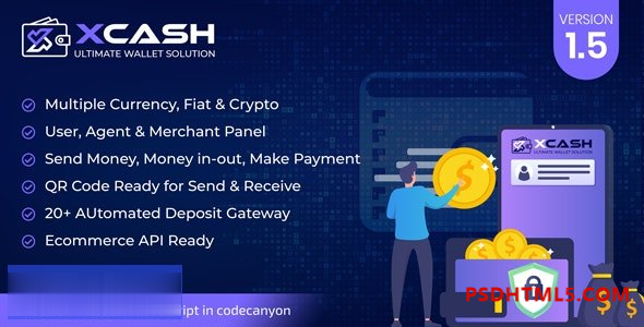 Xcash v1.5 – 终极钱包解决方案 – nulled Plugins-尚睿切图网