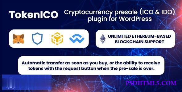 TokenICO v1.1.2 – Cryptocurrency presale (ICO & IDO) plugin for WordPress  Plugins-尚睿切图网