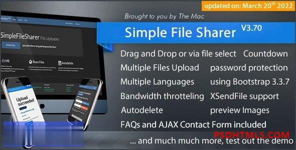 Simple File Sharer v3.70 插件-尚睿切图网