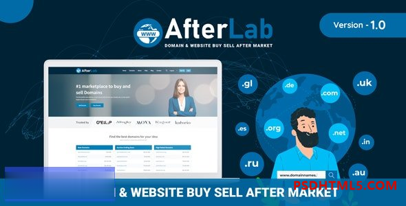 AfterLab v1.0 - Domain - Website Buy Sell After Marketplace - nulled插件-免激活插件-破解版-尚睿切图网