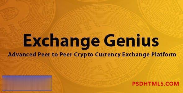 Exchange Genius – 先进的点对点加密货币兑换平台 – 2022年4月12日插件-尚睿切图网