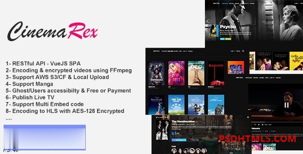 CinemaRex v1.5.1 – Movies – TV Shows, Live TV 插件-尚睿切图网