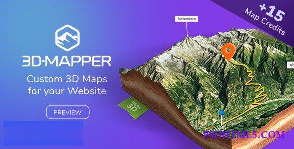 3D-Mapper v1.0 – 3D Map Wordpress Plugin  Plugins-尚睿切图网