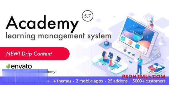 Academy v5.7 – 学习管理系统 – nulled插件-免激活插件-破解版-尚睿切图网