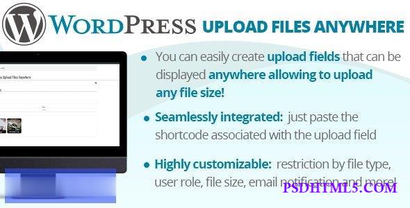 WordPress Upload Files Anywhere v2.2  Plugins-尚睿切图网