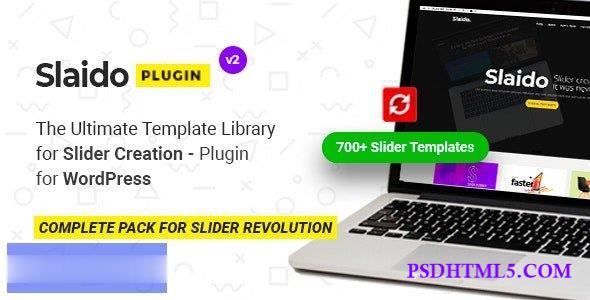 Slaido v2.0.5 - Template Pack for Slider Revolution WordPress Plugin  Plugins-尚睿切图网