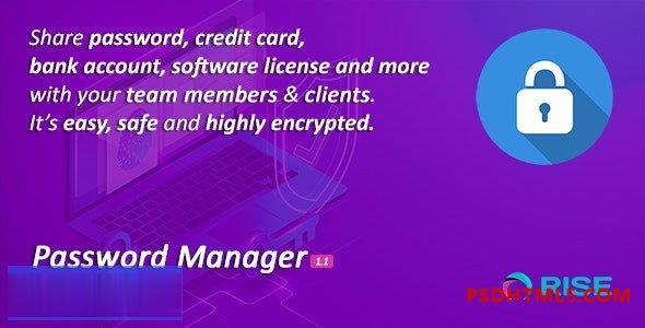 Password Manager for RISE CRM v1.1 Plugins-尚睿切图网