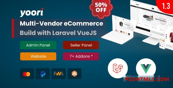 YOORI v1.3.2 – Laravel Vue 多供应商 PWA 电子商务 CMS 插件-尚睿切图网