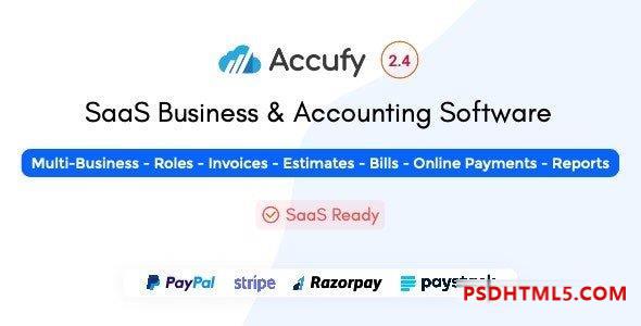 Accufy v2.4 – SaaS 业务 – 会计软件 – nulled Plugins-尚睿切图网