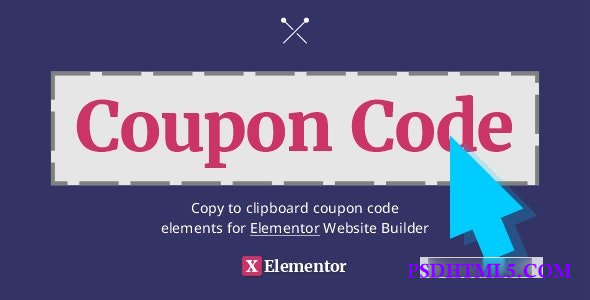 Coupon Code for Elementor v1.0  Plugins-尚睿切图网