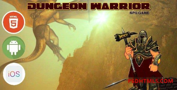 Dungeon Warrior – HTML5 Game – HTML5 网站插件-尚睿切图网