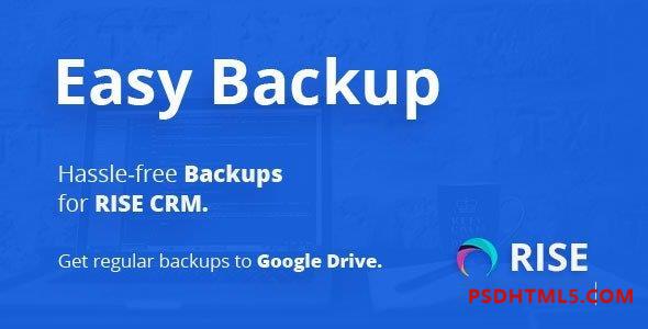 Easy Backup v1.0 – 定期备份 RISE CRM 插件-尚睿切图网