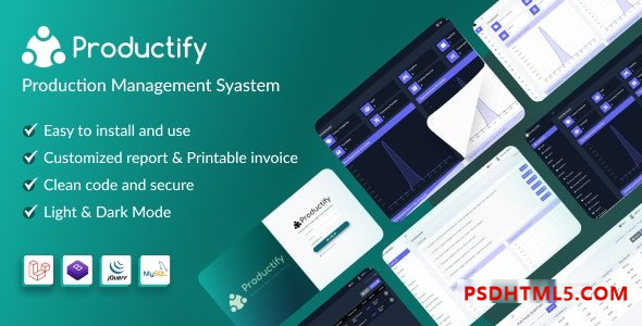 Productify v4.0 – 生产管理系统 – nulled 插件-破解版-尚睿切图网