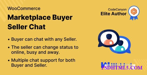 WooCommerce Marketplace Buyer Seller Chat Plugin v2.4.0  Plugins-尚睿切图网