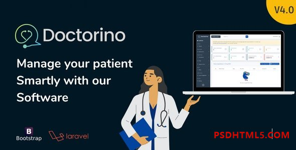 Doctorino v4.0 - Doctor Chamber / Patient Management System Plugins-尚睿切图网