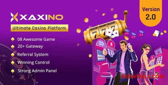 Xaxino v2.0 – 终极赌场平台 – nulled插件-免激活插件-破解版-尚睿切图网