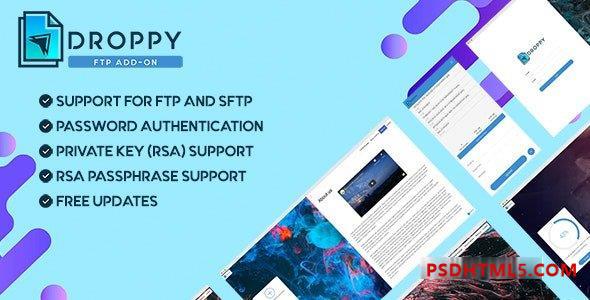 FTP – Droppy 在线文件传输与共享 v2.0.4 插件-尚睿切图网