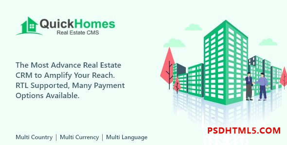 QuickHomes v1.3 – 房地产内容管理系统 PHP 脚本插件-尚睿切图网