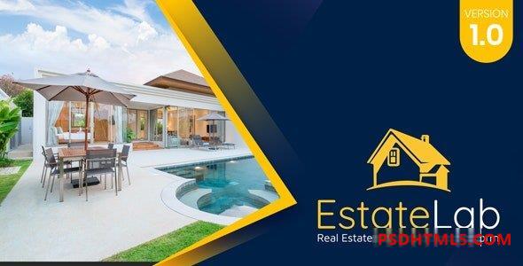 EstateLab v1.0 – Real Estate Property Listing Platform – nulled插件-免激活插件-破解版-尚睿切图网