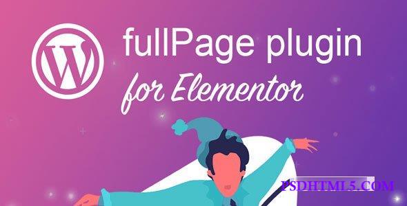 FullPage for Elementor v2.0.5  Plugins-尚睿切图网