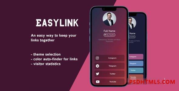 EasyLink v1.0 – 社交媒体链接 | 颜色猜测插件-尚睿切图网