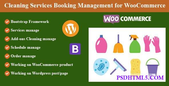 Cleaning Services v1.0 – Booking Management for WordPress and WooCommerce  Plugins-尚睿切图网