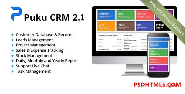 Puku CRM v2.1 – 实时开源 CRM 插件-尚睿切图网