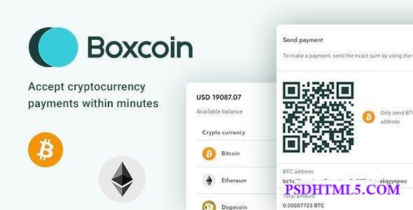 Boxcoin v1.1.2 - Crypto Payment Plugin for WooCommerce  Plugins-尚睿切图网