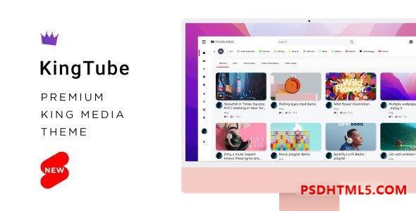 KingTube – 视频杂志 KingMedia 主题插件-尚睿切图网