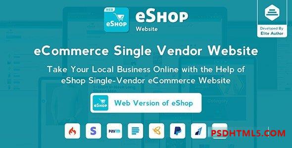 eShop Web v4.0.2 – 电子商务单个供应商网站 | 电子商务商店网站 – nulled插件-免激活插件-破解版-尚睿切图网