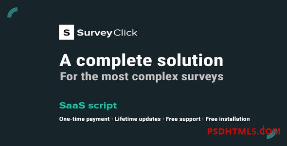 SurveyClick v1.0.1 – SaaS 调查生成器插件-尚睿切图网