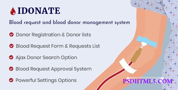 IDonatePro v3.0.1 – Blood Donation, Request And Donor Management WordPress Plugin  Plugins-尚睿切图网