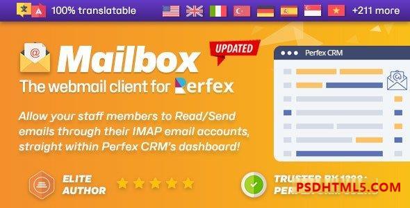 Mailbox v2.0.1 – Perfex CRM 插件中基于 Webmail 的电子邮件客户端模块-尚睿切图网