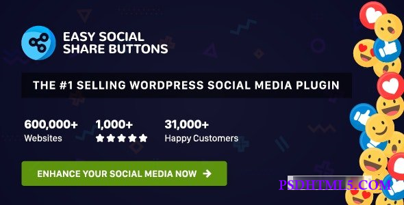 Easy Social Share Buttons for WordPress v8.9  Plugins-尚睿切图网