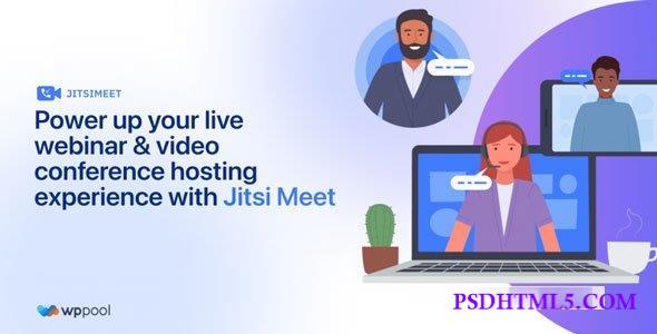 Webinar and Video Conference with Jitsi Meet Ultimate v1.2.2  Plugins-尚睿切图网