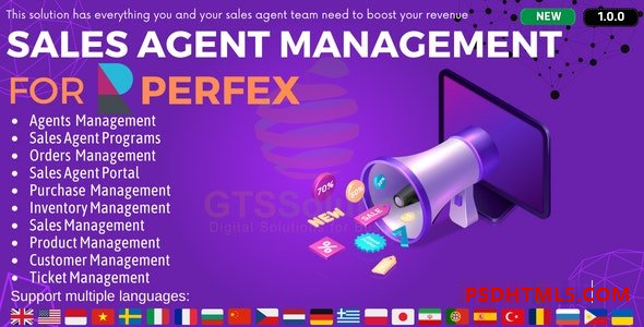 Perfex CRM 的销售代理管理模块 v1.0.0 Plugins-尚睿切图网