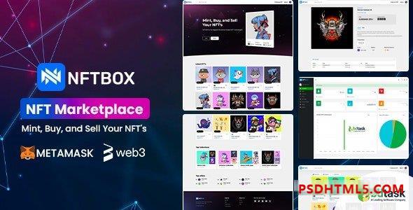 NFTBOX v1.3 – NFT市场脚本 – nulled插件-免激活插件-破解版-尚睿切图网